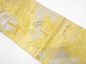 アンティーク　若松模様織り出し袋帯（材料）